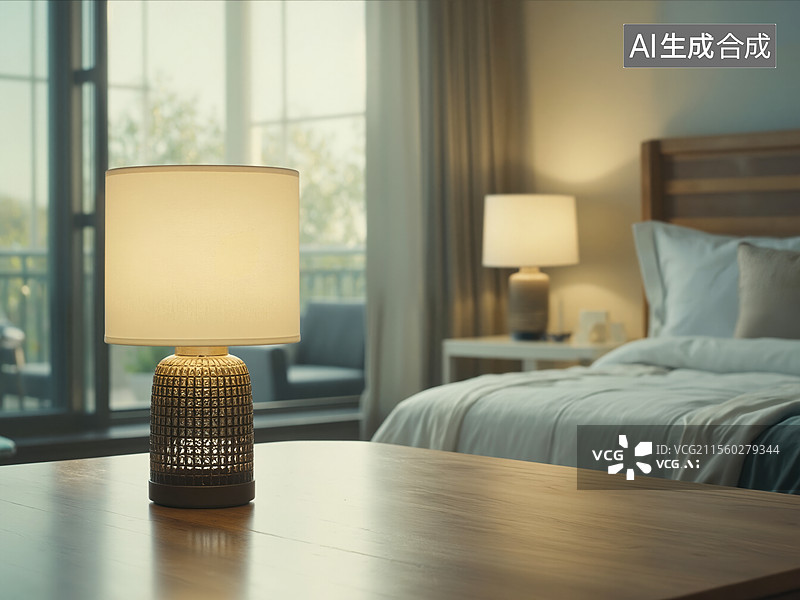 【AI数字艺术】温馨卧室图片素材