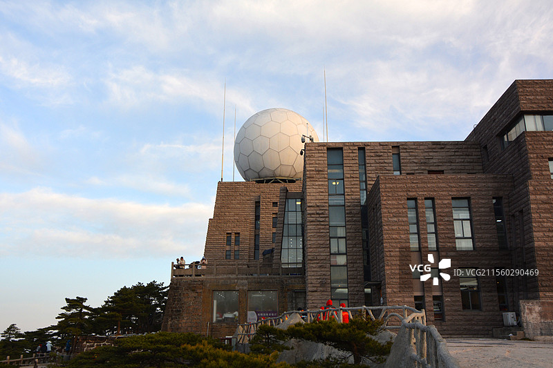 黄山光明顶气象台图片素材