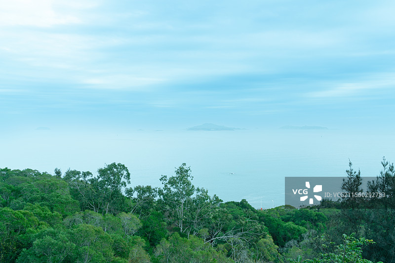 蓬莱仙境海景图片素材