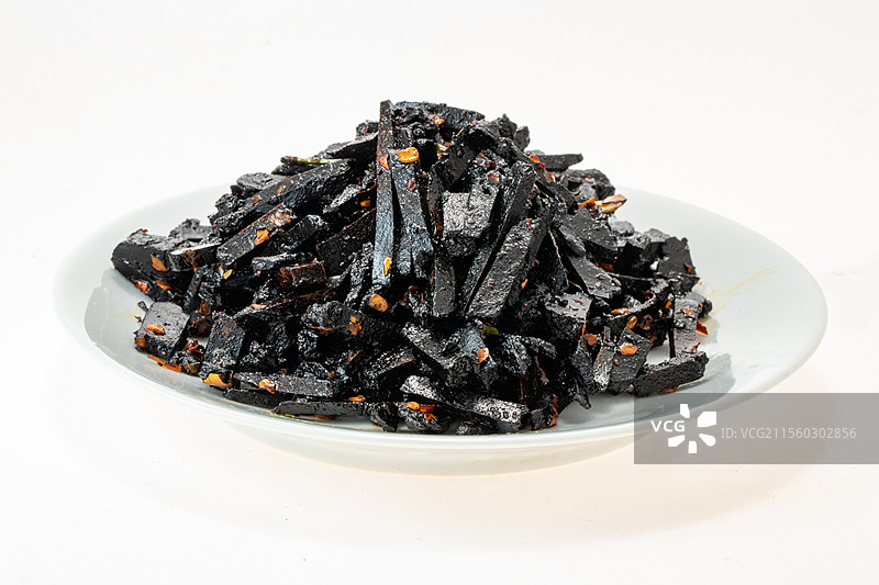 山西特色风味的老咸菜芥菜疙瘩炒咸菜图片素材