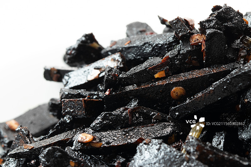 山西特色风味的老咸菜芥菜疙瘩炒咸菜图片素材