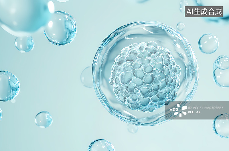 【AI数字艺术】细胞发育与生长图片素材