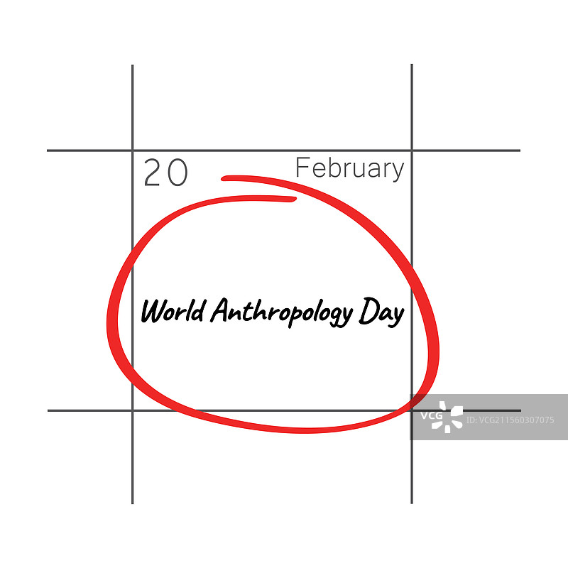世界人类学日 2月20日图片素材