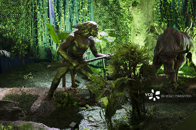 云南元谋县元谋人博物馆图片素材