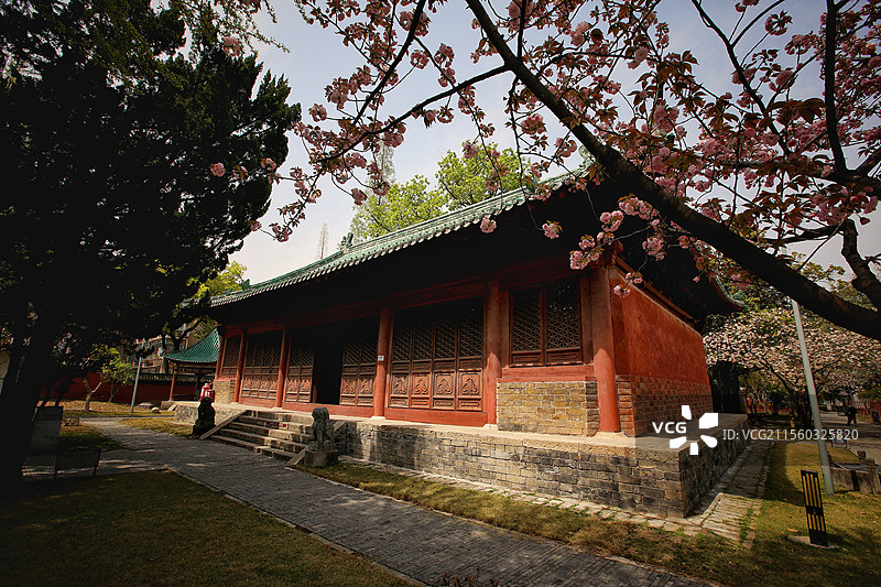 湖北荆州“开元观”内一景图片素材