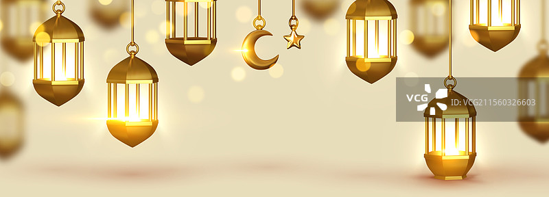 拉马丹背景阿拉伯书法文字图片素材