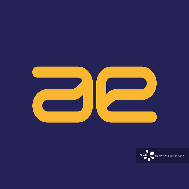 AE首字母标志设计图片素材