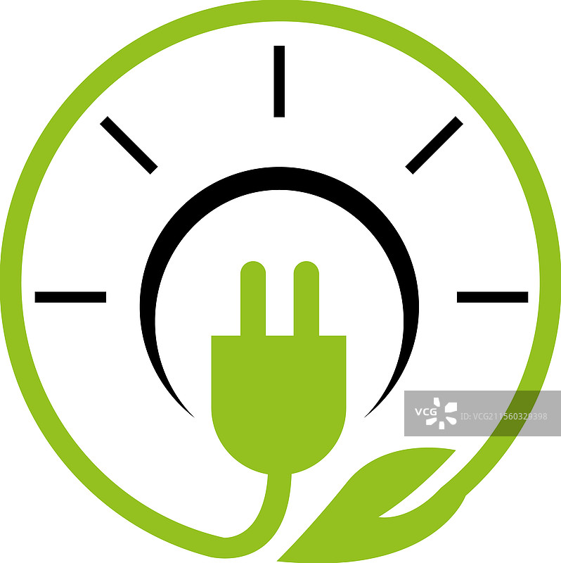 生态电力图标设计图片素材