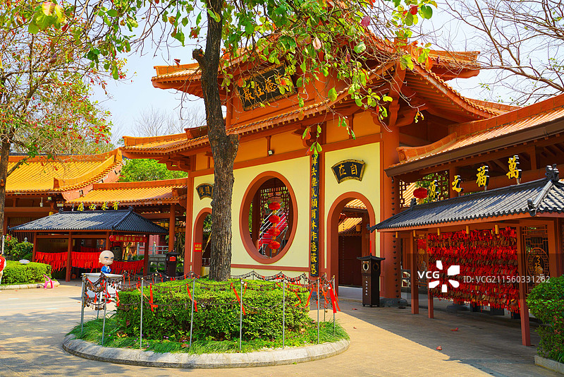 河源，福源寺，佛教寺庙之美！图片素材