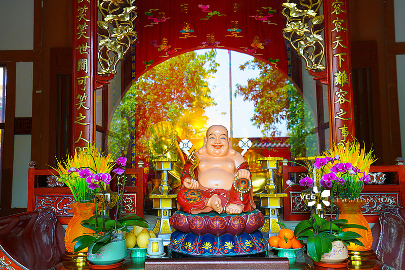 河源，福源寺，佛教寺庙之美！图片素材