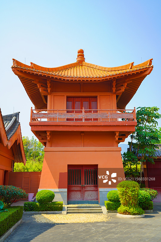 河源，福源寺，佛教寺庙之美！图片素材