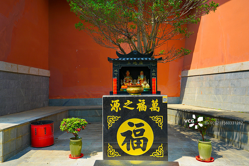 河源，福源寺，佛教寺庙之美！图片素材