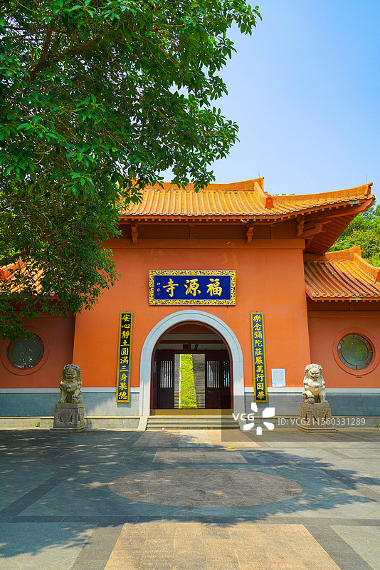 河源，福源寺，佛教寺庙之美！图片素材