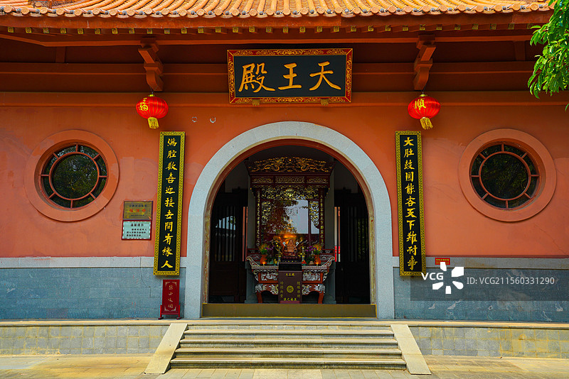 河源，福源寺，佛教寺庙之美！图片素材