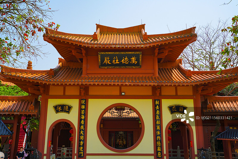 河源，福源寺，佛教寺庙之美！图片素材