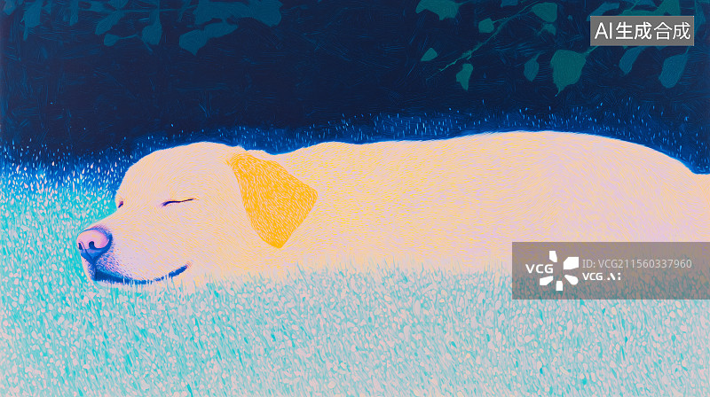 【AI数字艺术】十二生肖狗插画图片素材