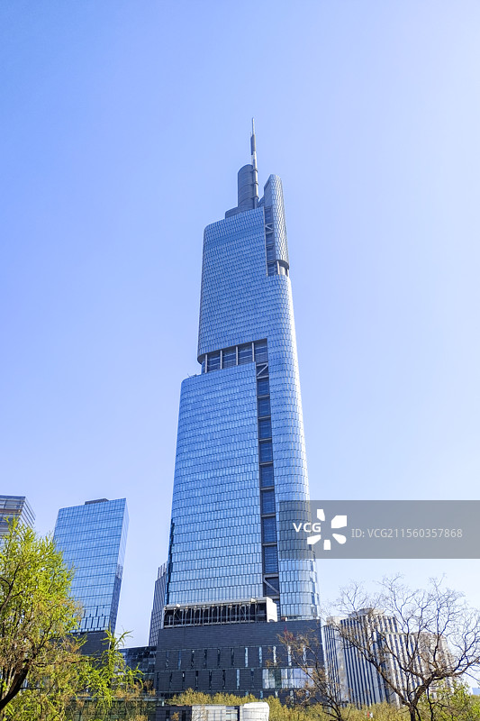 江苏南京紫峰大厦图片素材