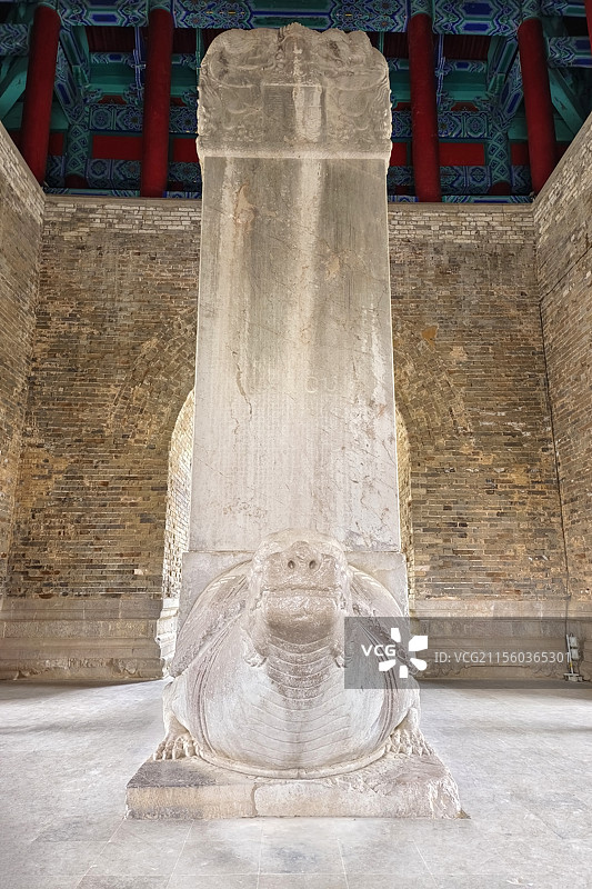 江苏南京钟山景区明孝陵 四方城图片素材