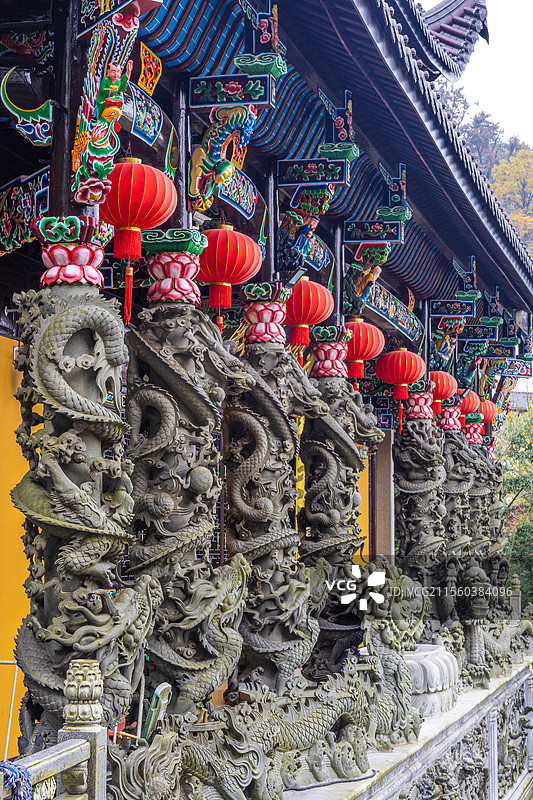 中国四大佛教名山九华山图片素材