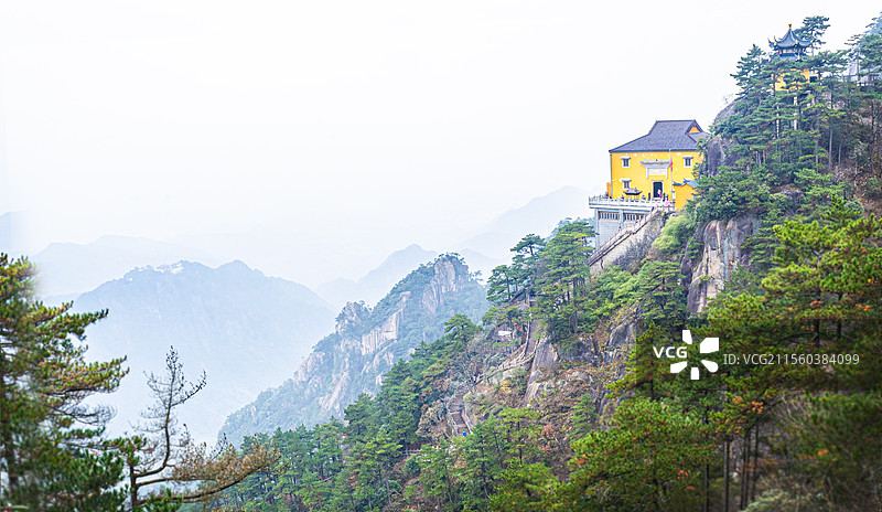 中国四大佛教名山九华山图片素材