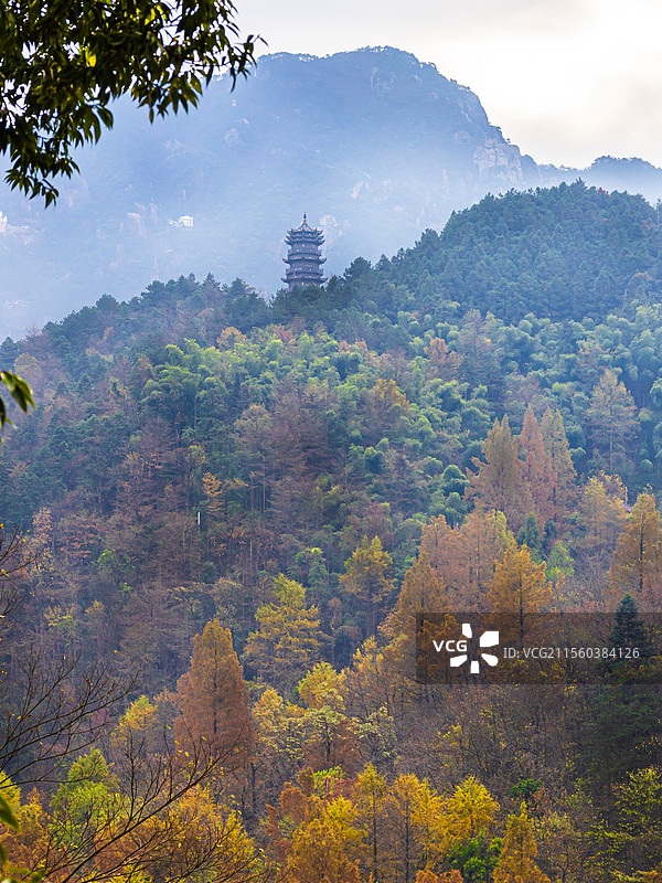 中国四大佛教名山九华山图片素材