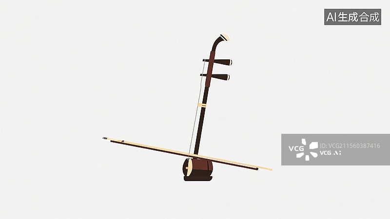 【AI数字艺术】二胡图片素材