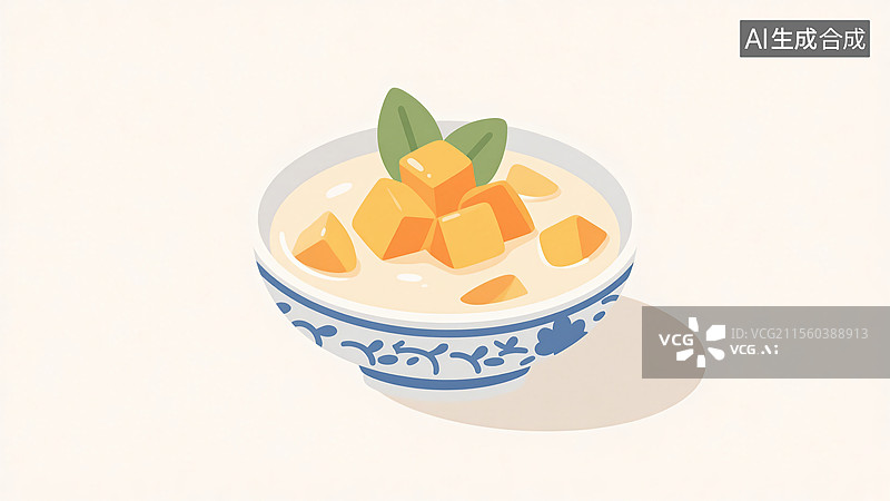 【AI数字艺术】传统美食杨枝甘露图片素材