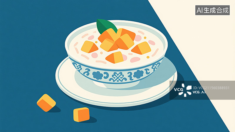 【AI数字艺术】传统美食杨枝甘露图片素材