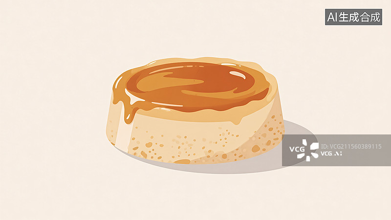 【AI数字艺术】传统美食法式焦糖布蕾图片素材