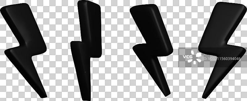 3D 雷电闪光修正套件图片素材