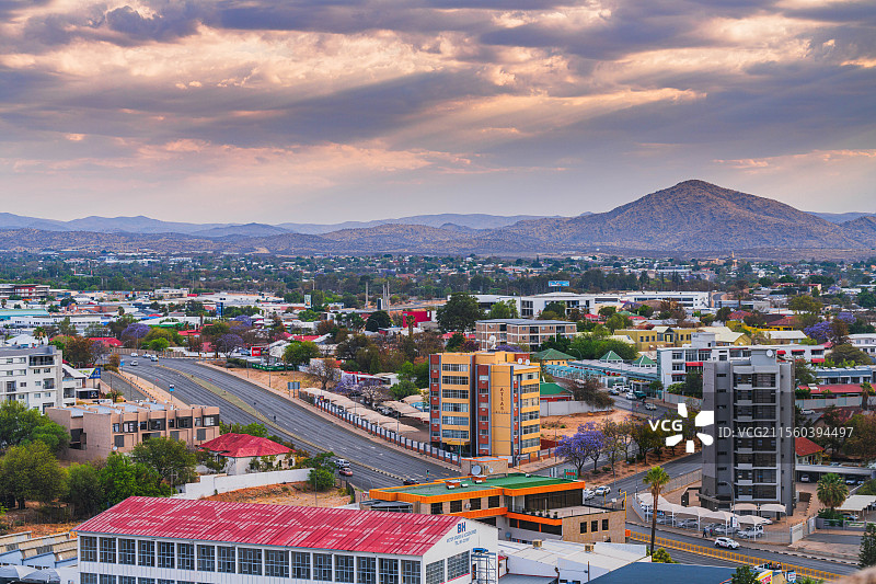 纳米比亚首都温得和克城市风光图片素材