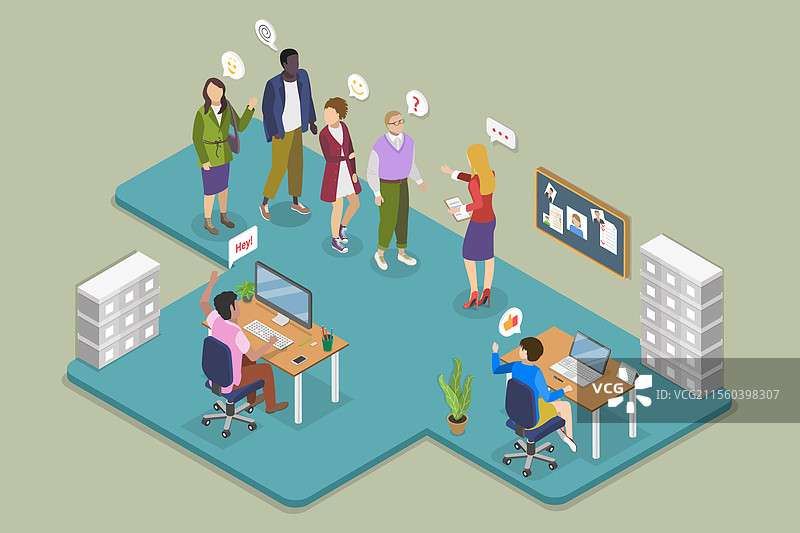 新款的三维等距平面图图片素材