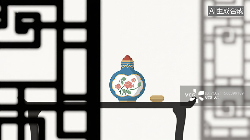 【AI数字艺术】鼻烟壶图片素材