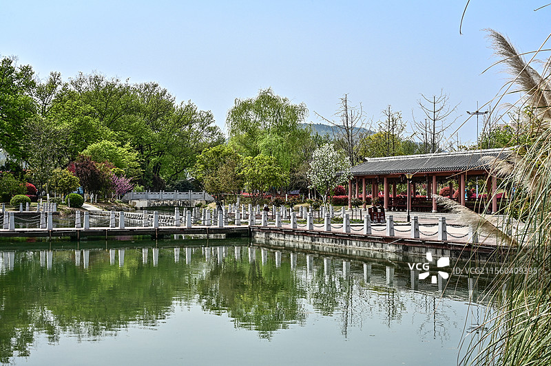 湖北南漳县水镜公园景观图片素材