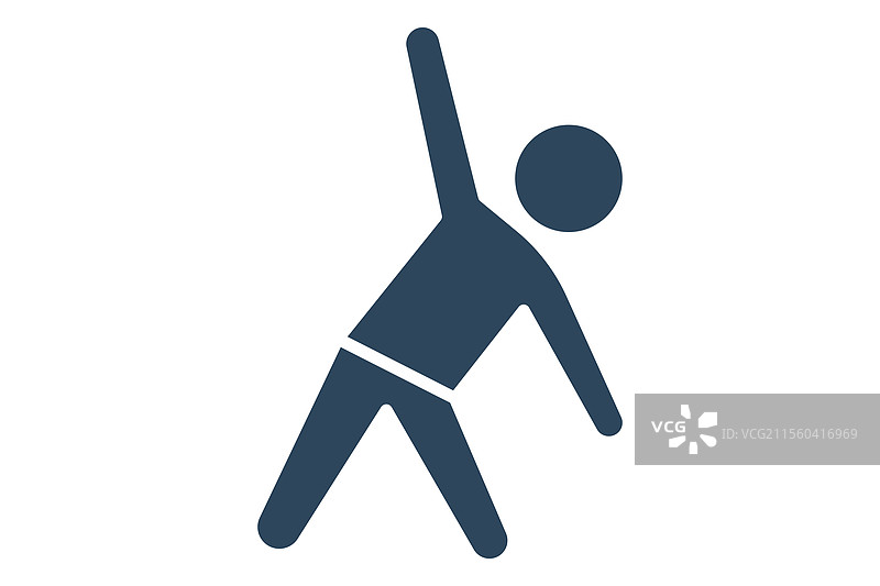 普拉提图标，实心图标，健身相关图标图片素材