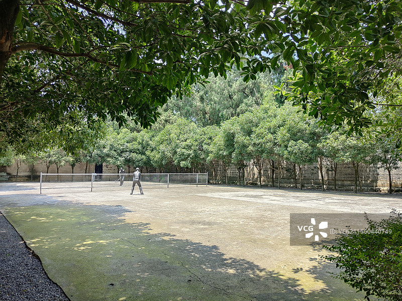 四川省成都市大邑县安仁镇刘氏庄园博物馆图片素材