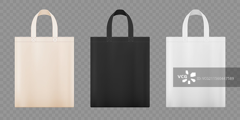 可重复使用的购物袋模型图片素材