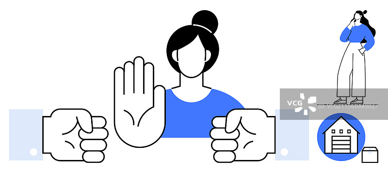 通过冲突解决与预防图片素材