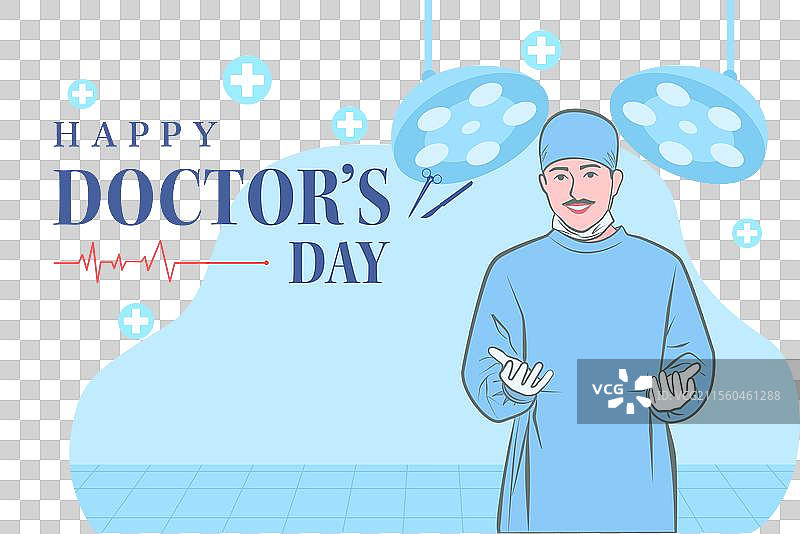 全国医生日横幅图片素材