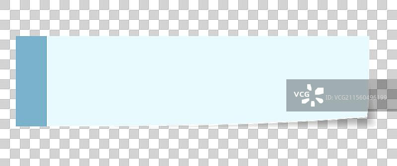 空白留白的便签纸张便利贴办公用品设计插画元素图片素材