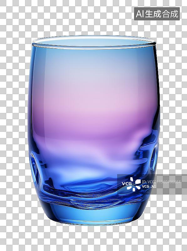 【AI数字艺术】免扣元素玻璃杯3d图标图片素材