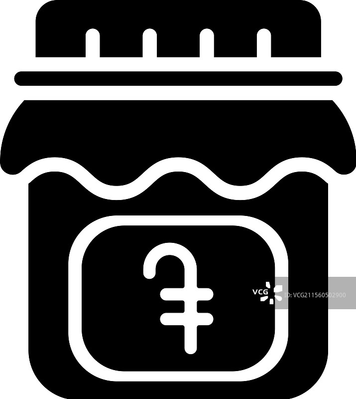 一个罐子里的阿尔梅尼亚德拉姆货币孤立物图片素材