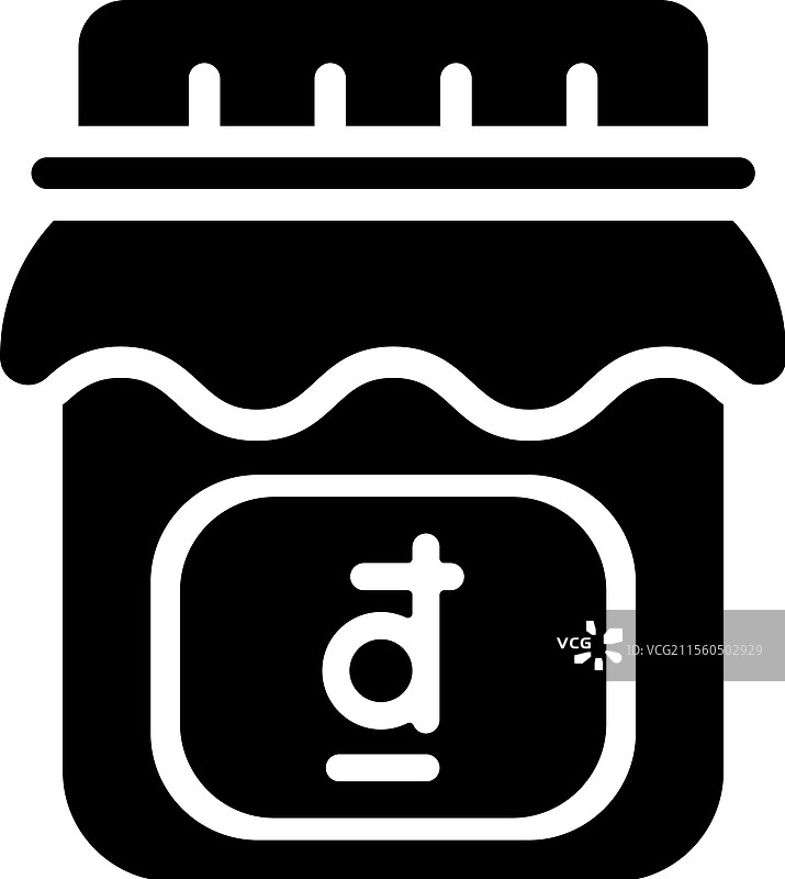 罐子里隔离的东币图片素材