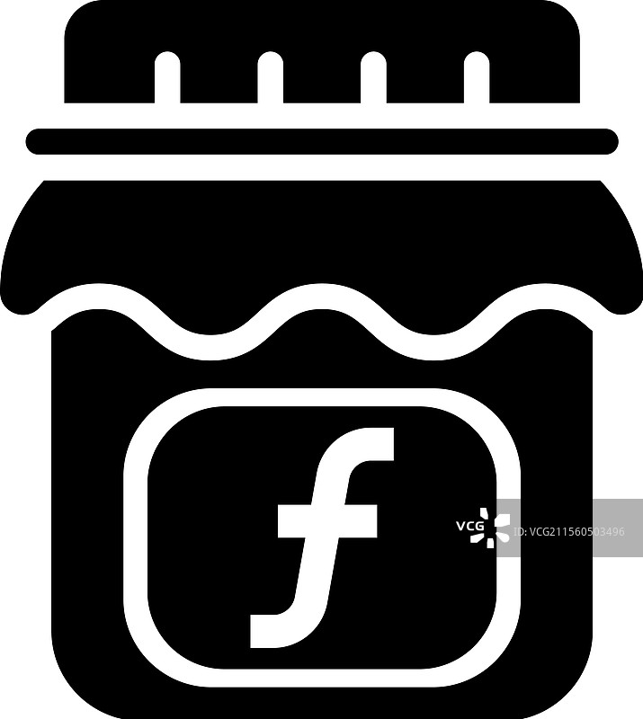 弗罗林货币隔离在一个罐子里图片素材