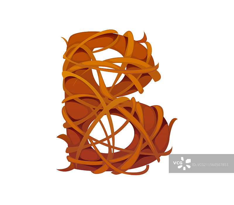 德克萨斯州牛仔 tumbleweed 字体字母 b图片素材