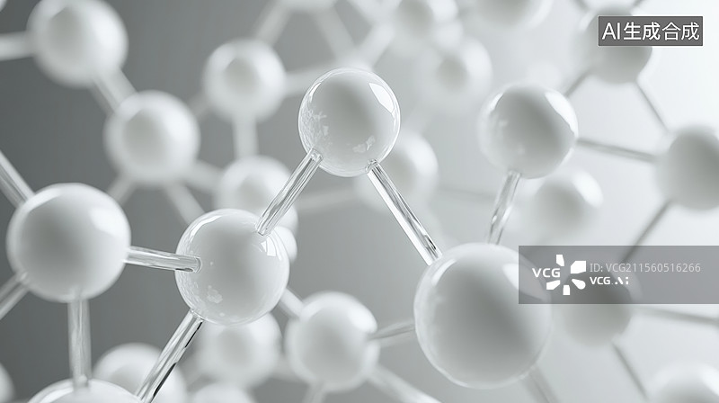 【AI数字艺术】科技白色圆形背景图片素材