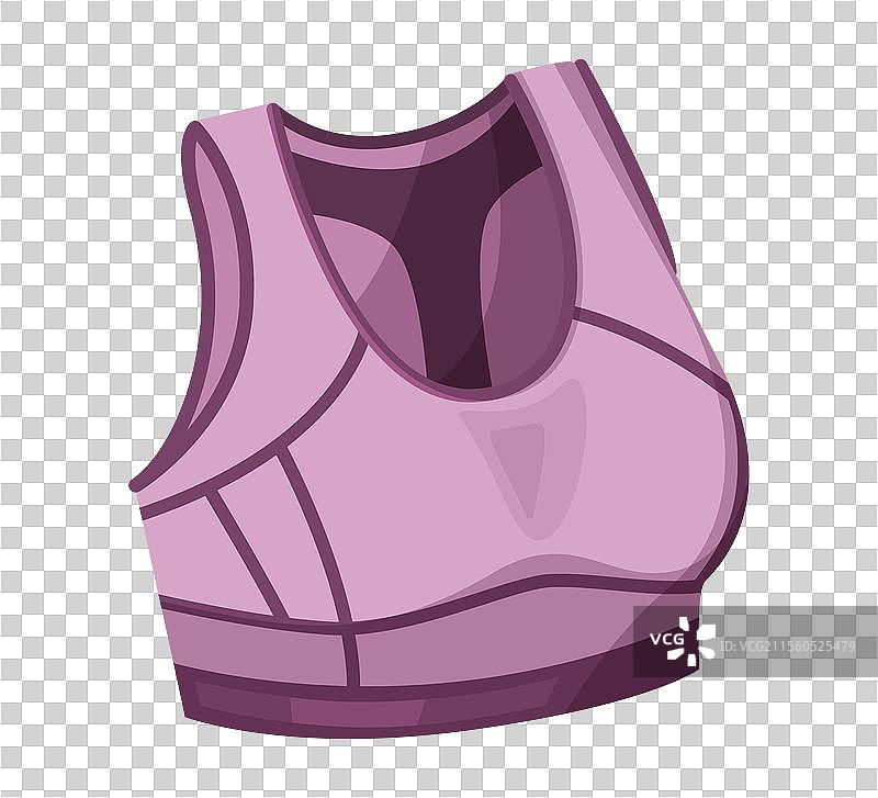 粉色和紫色运动胸罩图片素材