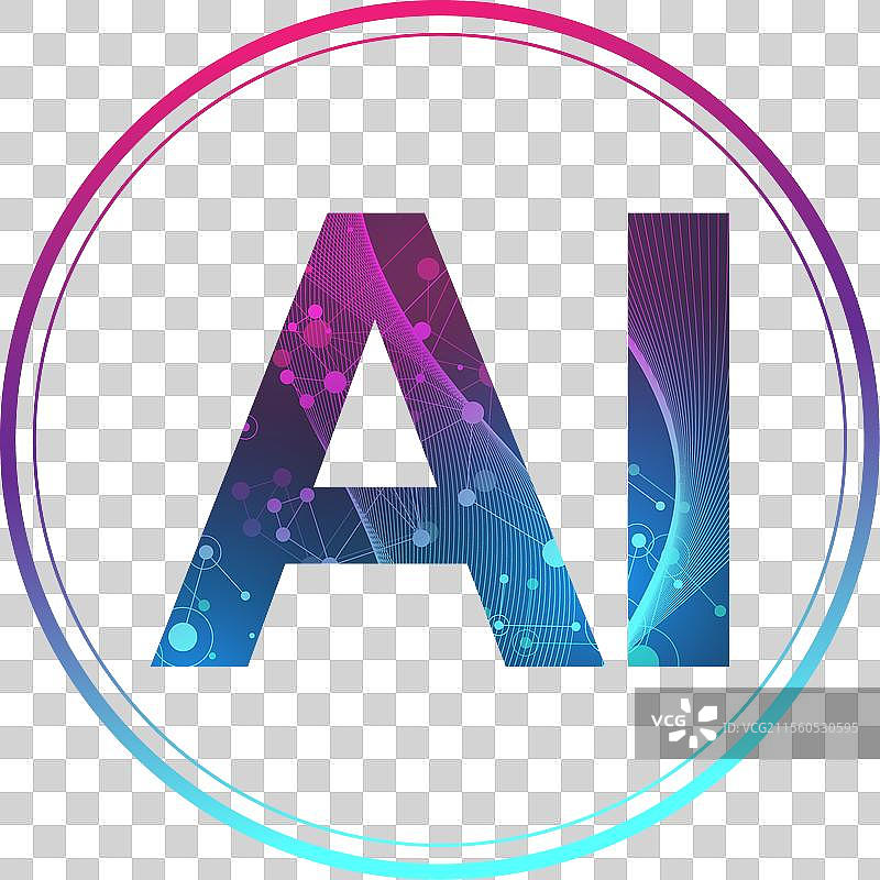 数字风格的AI生成横幅概念图片素材