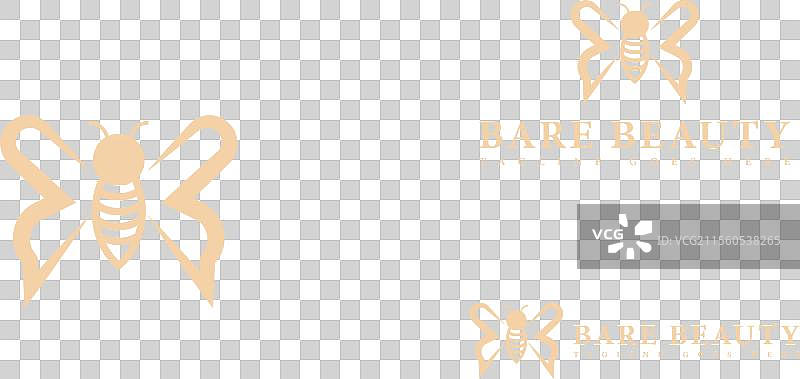 抽象的初始蝴蝶字母b或bb标志图片素材