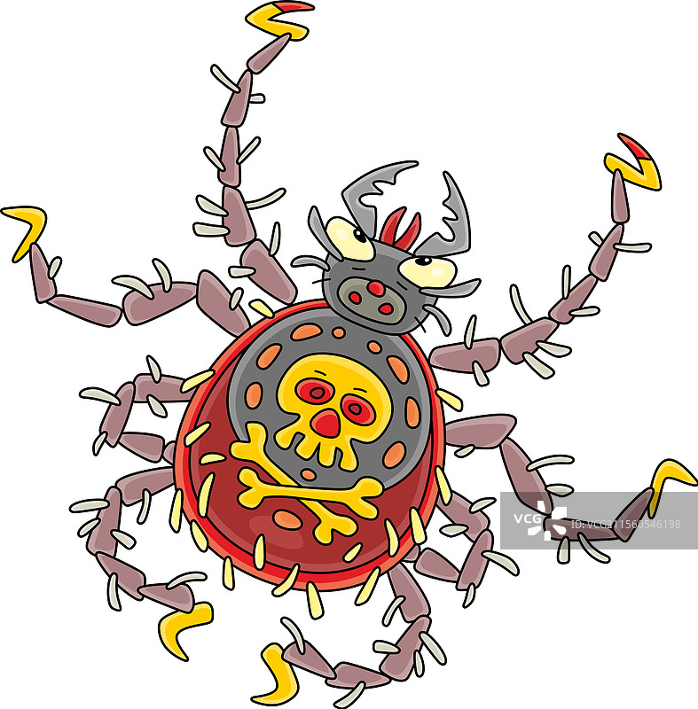 可怕的蜱虫海盗图片素材